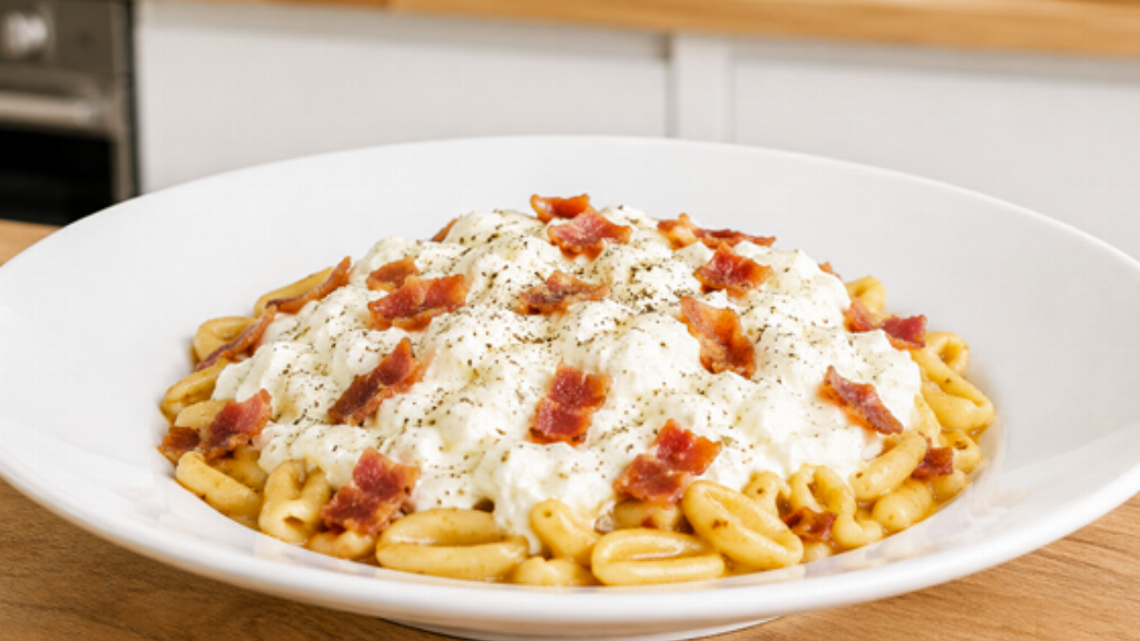 Cavatelli burrata e speck - Cavatelli burrata e speck
