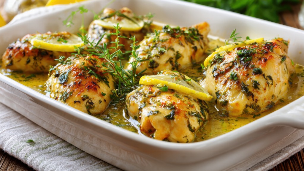 Cosciotti di pollo al forno al limone ed erbe aromatiche - cosciotti-pollo-limone-erbe-aromatiche