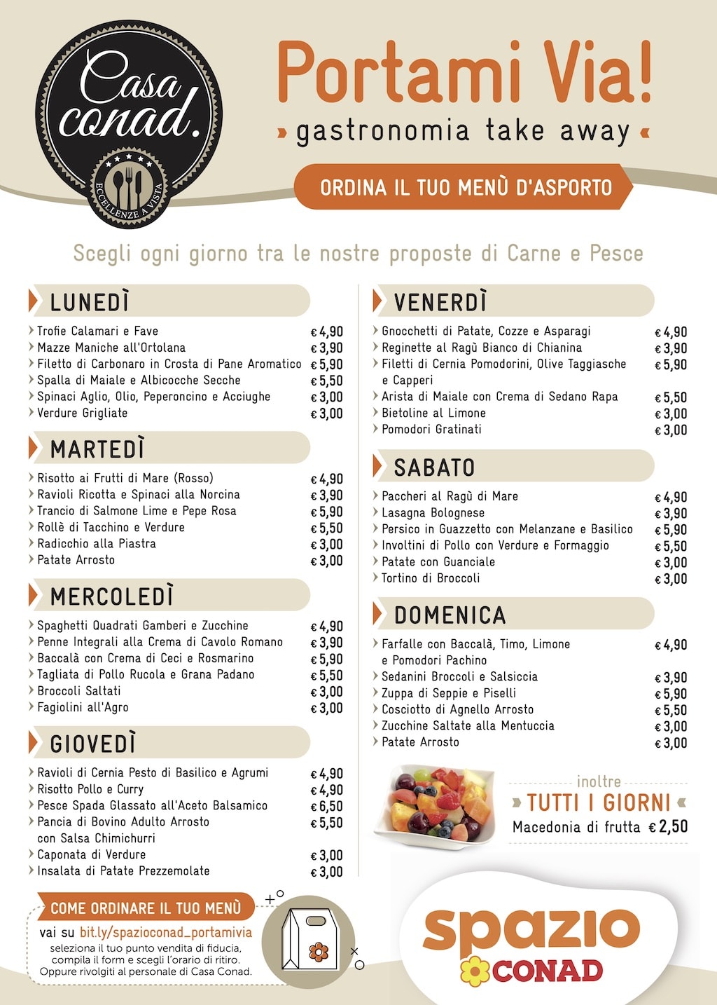 Menu Gastronomia GIugno