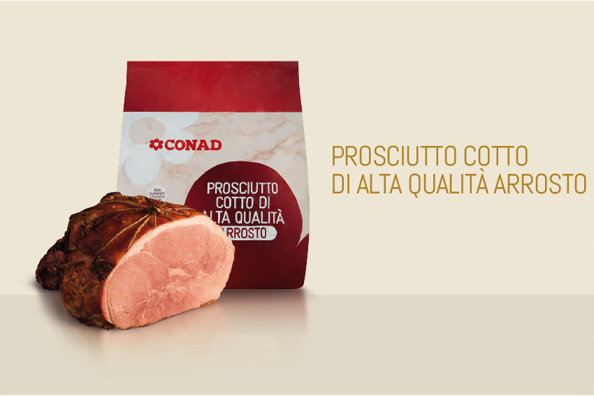 Prosciutto cotto di Alta Qualità arrosto Gustour Conad