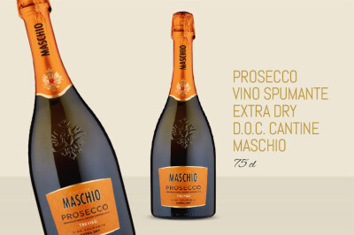 Prosecco Vino Spumante Extra Dry D.O.C. Cantine Maschio - prosecco-maschio