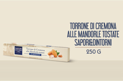 Torrone di Cremona alle Mandorle tostate Classico Sapori e Dintorni