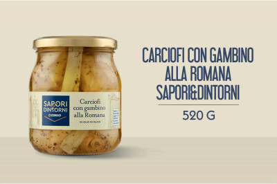 Carciofi con gambino alla romana Sapori e Dintorni