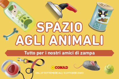 Speciale Spazio agli Animali - speciale-conad-pet-food