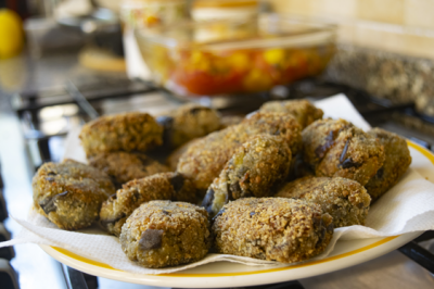 Polpette di melanzane fritte