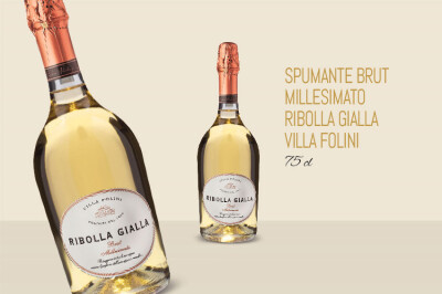 Spumante Brut millesimato Ribolla Gialla Villa Folini