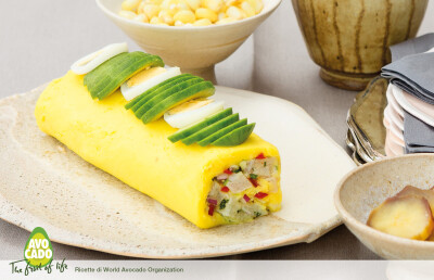 Rotolo di patate con ceviche e avocado - Rotolo di patate con ceviche e avocado