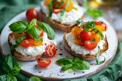 Friselle con pomodorini e burrata - Friselle con pomodorini e burrata