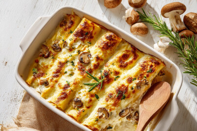 Cannelloni con carne macinata, ricotta e funghi - cannelloni-carne-macinata