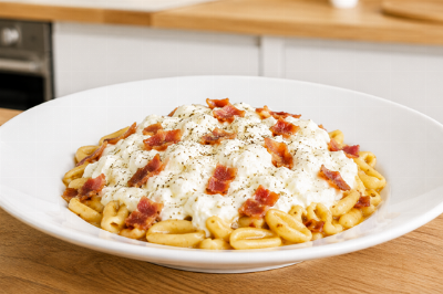 Cavatelli burrata e speck - Cavatelli burrata e speck