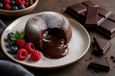 Tortino al cioccolato fondente 85% con cuore morbido - tortino-cioccolato-fondente-cuore-morbido