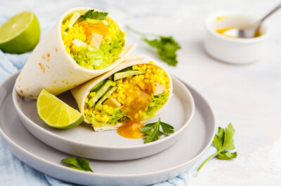 Burrito con Bulgur, Curcuma e Avocado - burrito-bulgur-curcuma-avocado