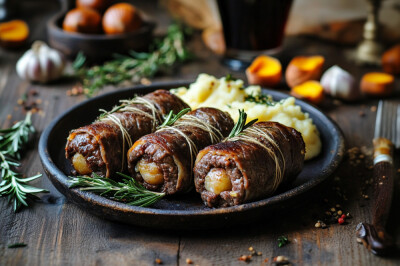 Involtini di scottona con castagne e speck - involtini-scottona-ripieno-castagne-speck