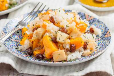 Risotto Piccante con Mele e Zucca - Risotto piccante mela e zucca