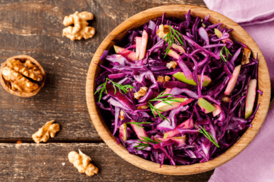 Insalata di Verza Rossa e Mele - Insalata di Verza Rossa e Mele