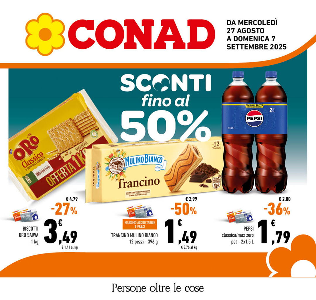 Sconti fino al 50%