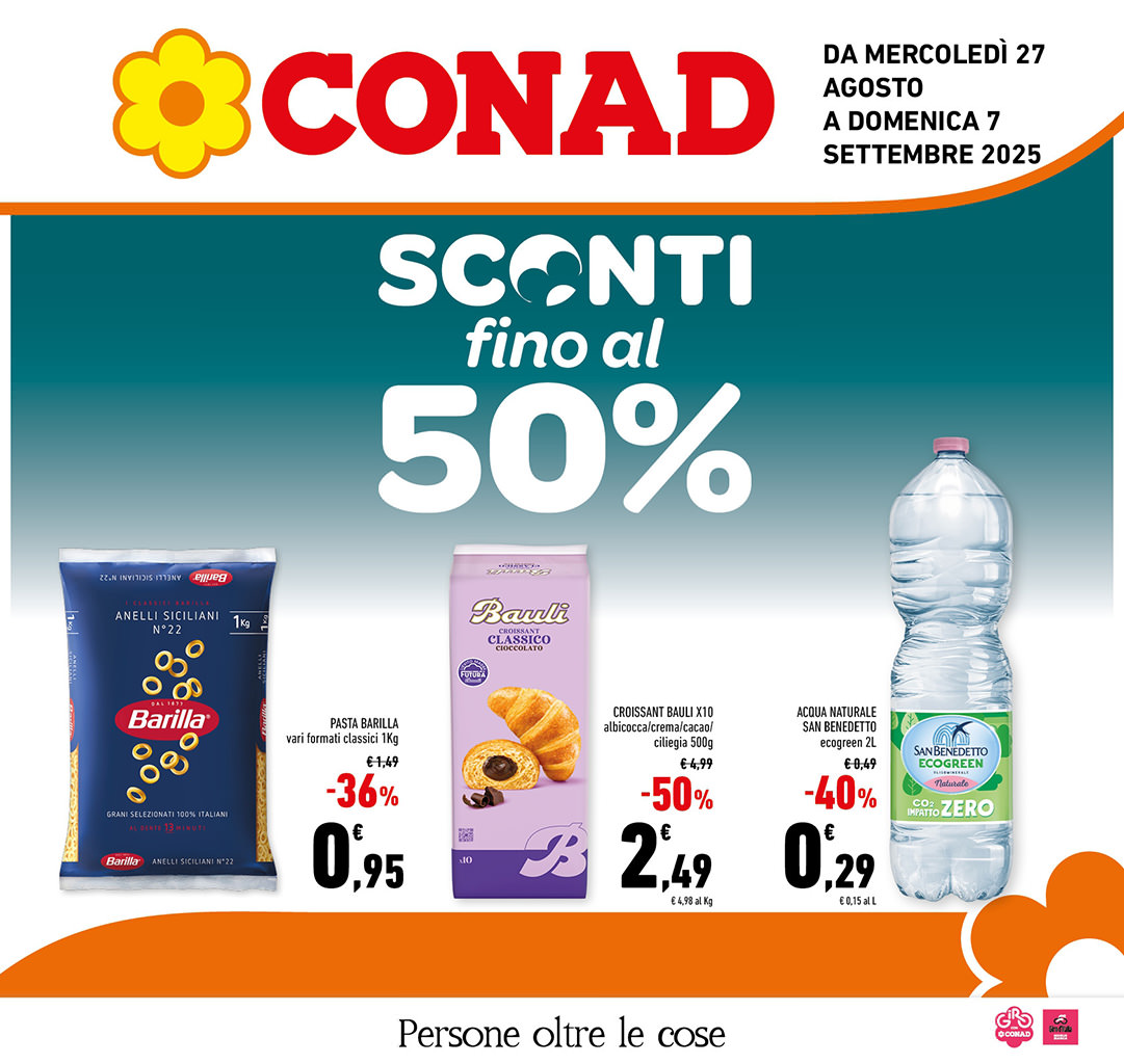 Sconti fino al 50%