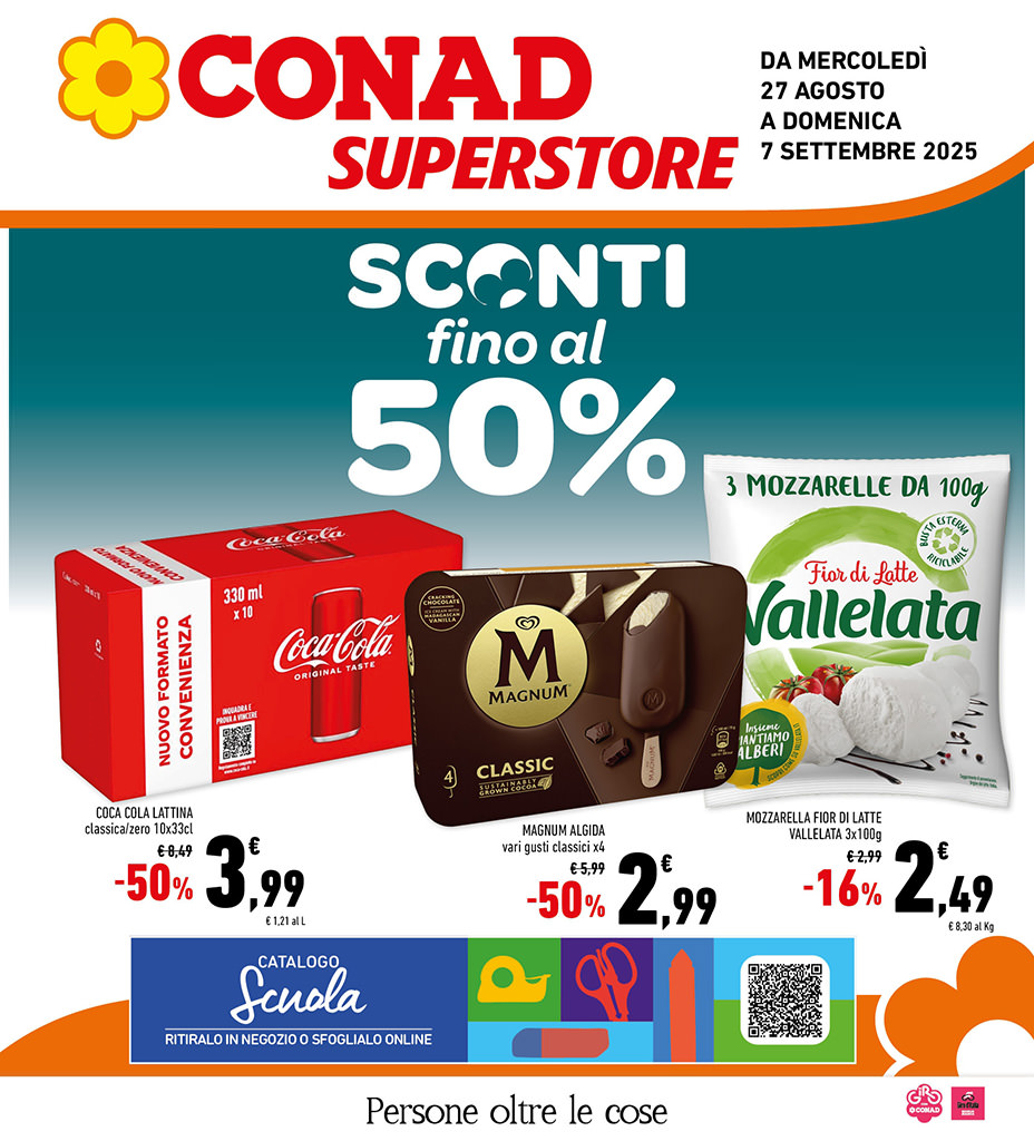 Sconti fino al 50%