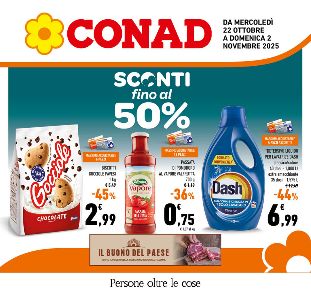 Sconti fino al 50%