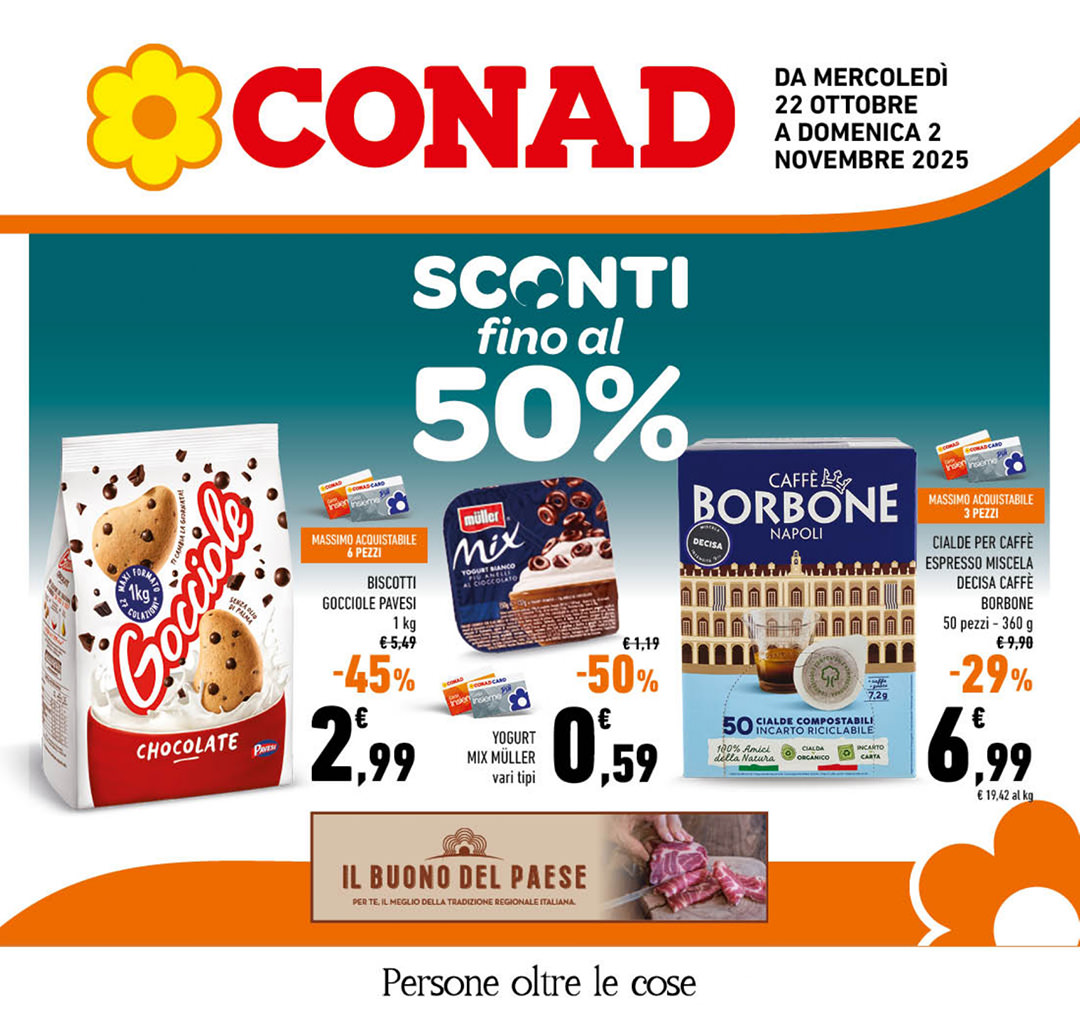 Sconti fino al 50%