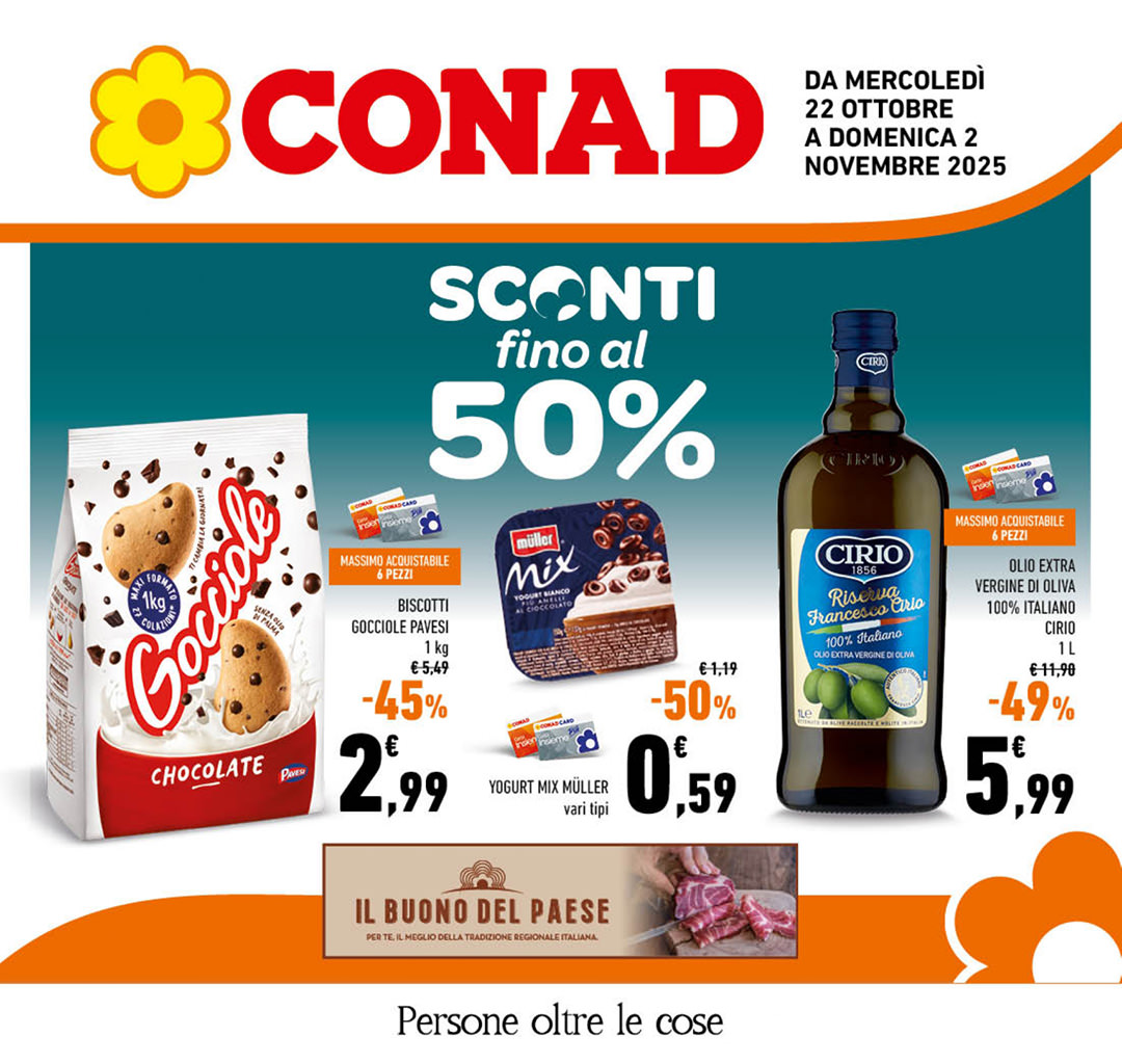 Sconti fino al 50%