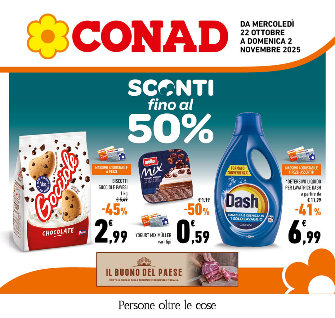 Sconti fino al 50%
