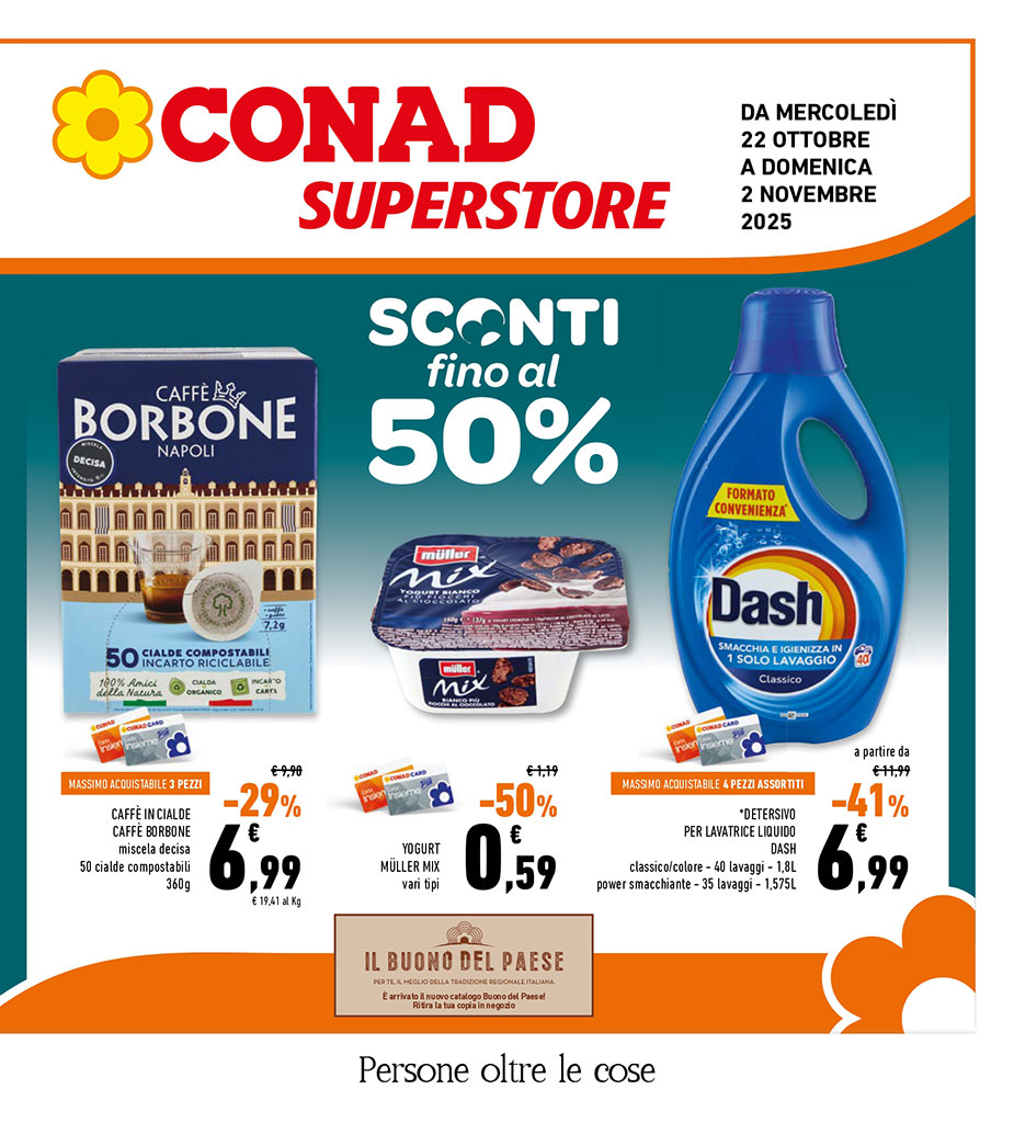 Sconti fino al 50%