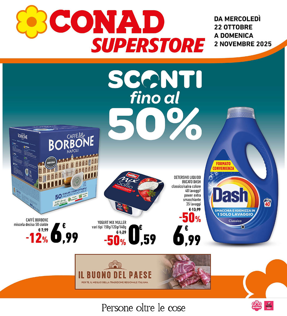 Sconti fino al 50%