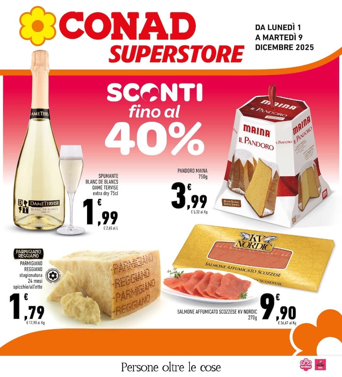 Sconti fino al 40%
