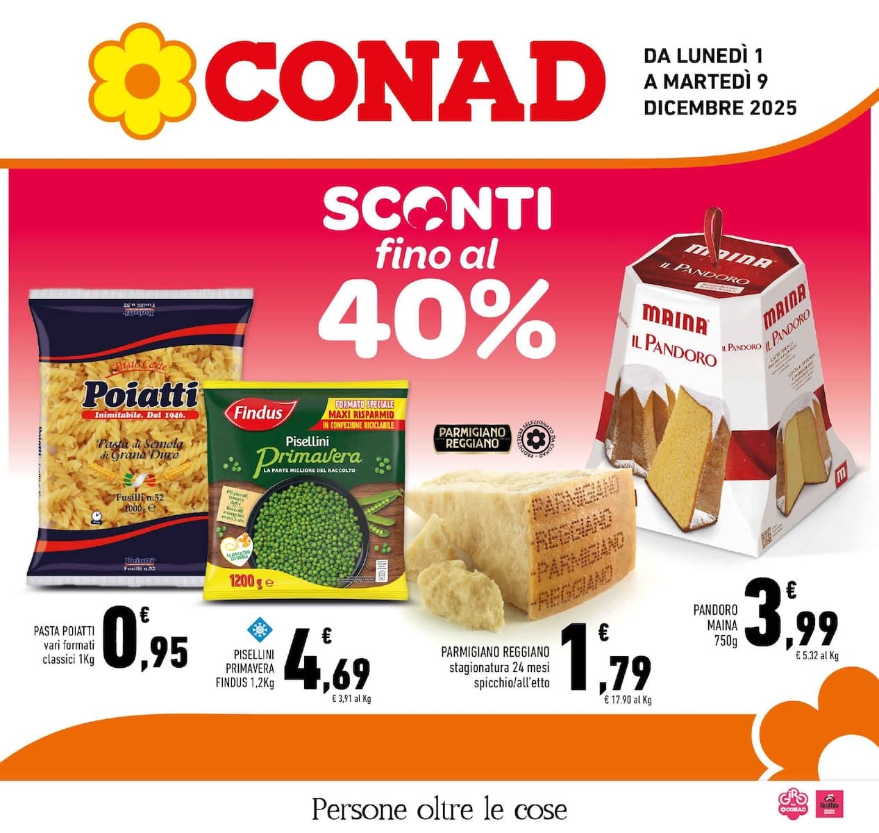 Sconti fino al 40%