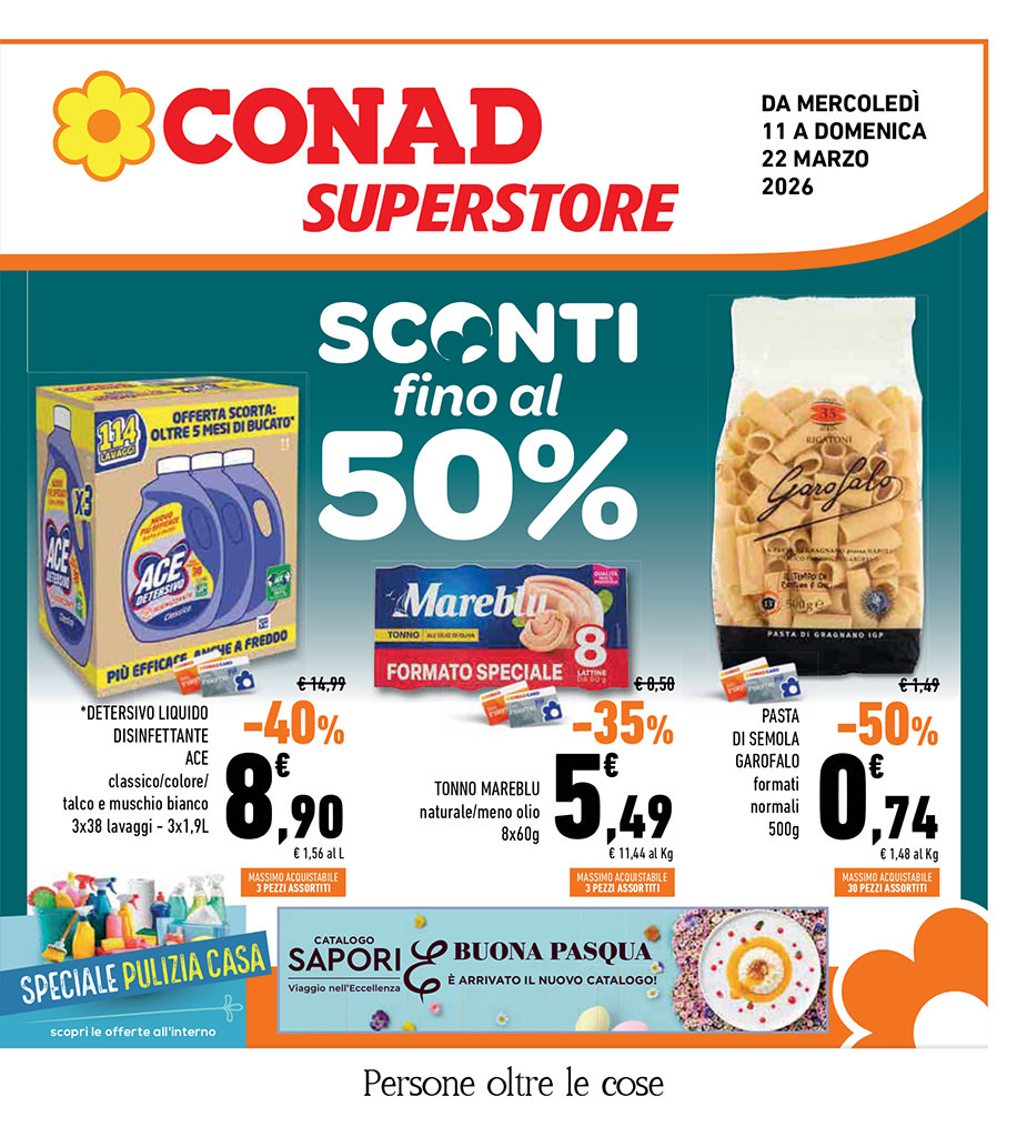 Sconti fino al 50%