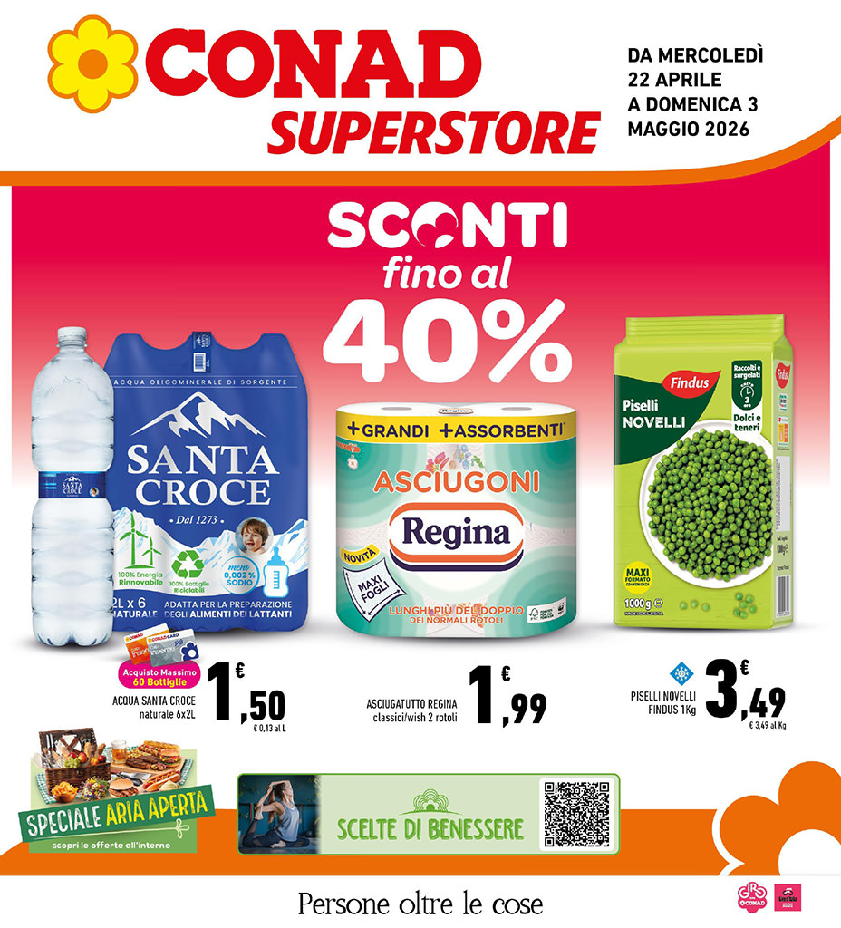 Sconti fino al 40%