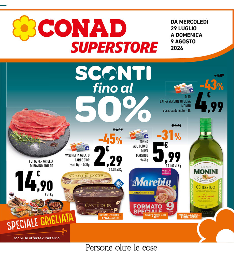 Sconti fino al 50%