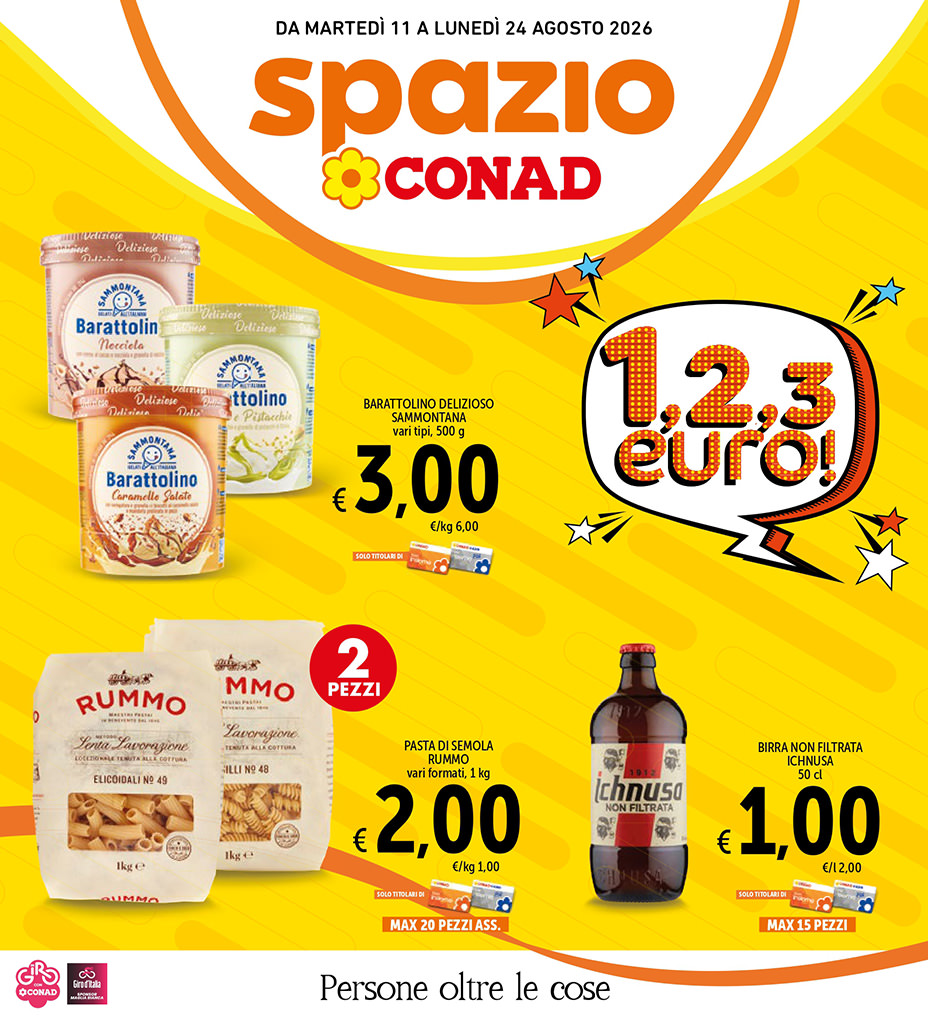 1, 2, 3 euro - Viterbo