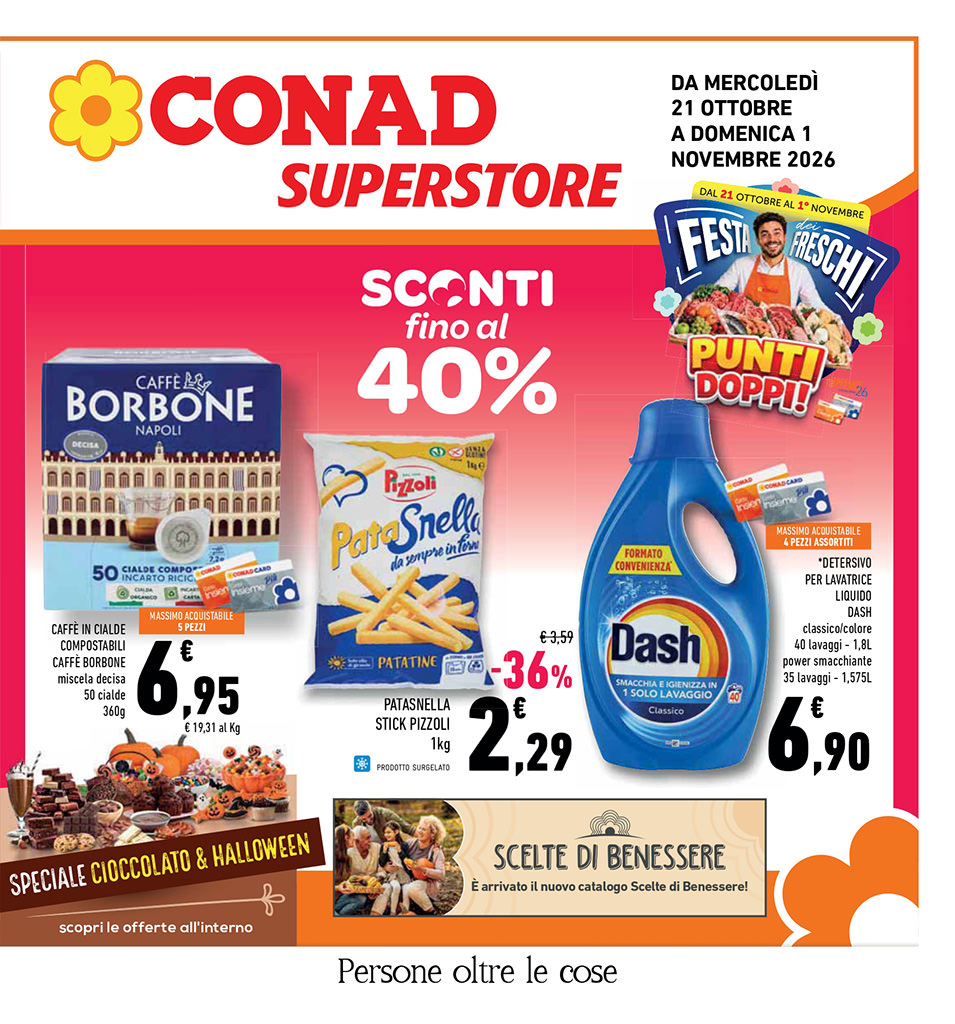 Sconti fino al 40%