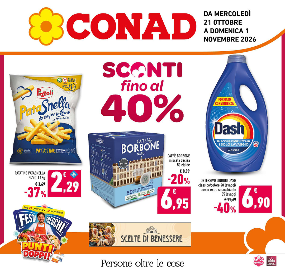 Sconti Fino al 40%